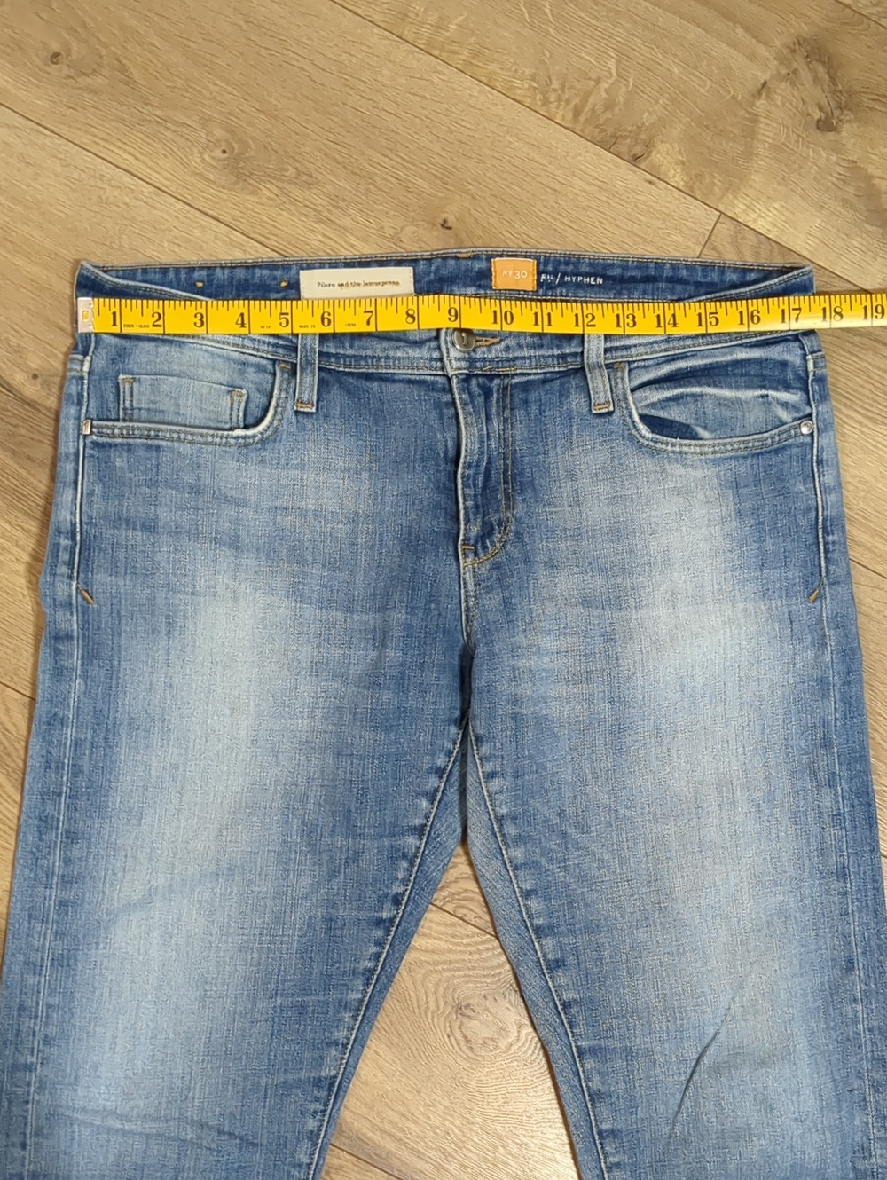 Pilcro & Letterpress By Anthropologie Hyphen Skinny Jeans Womens Size 30 - Picture 4 of 11